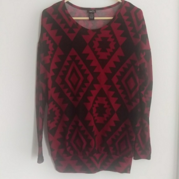 Rue 21 Aztec Print Sweater - Picture 1 of 3
